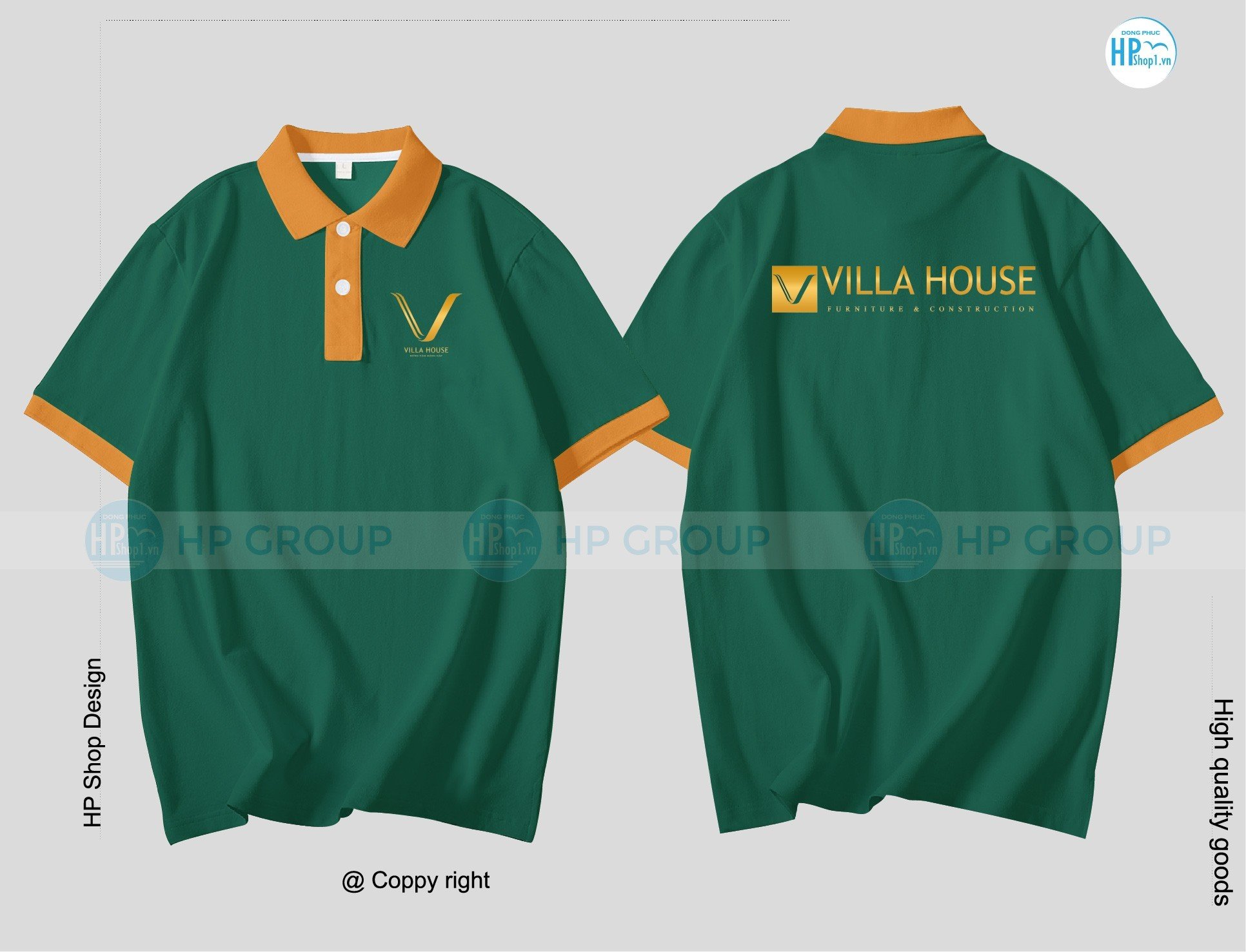 Mẫu áo thun đồng phục công ty Villa House